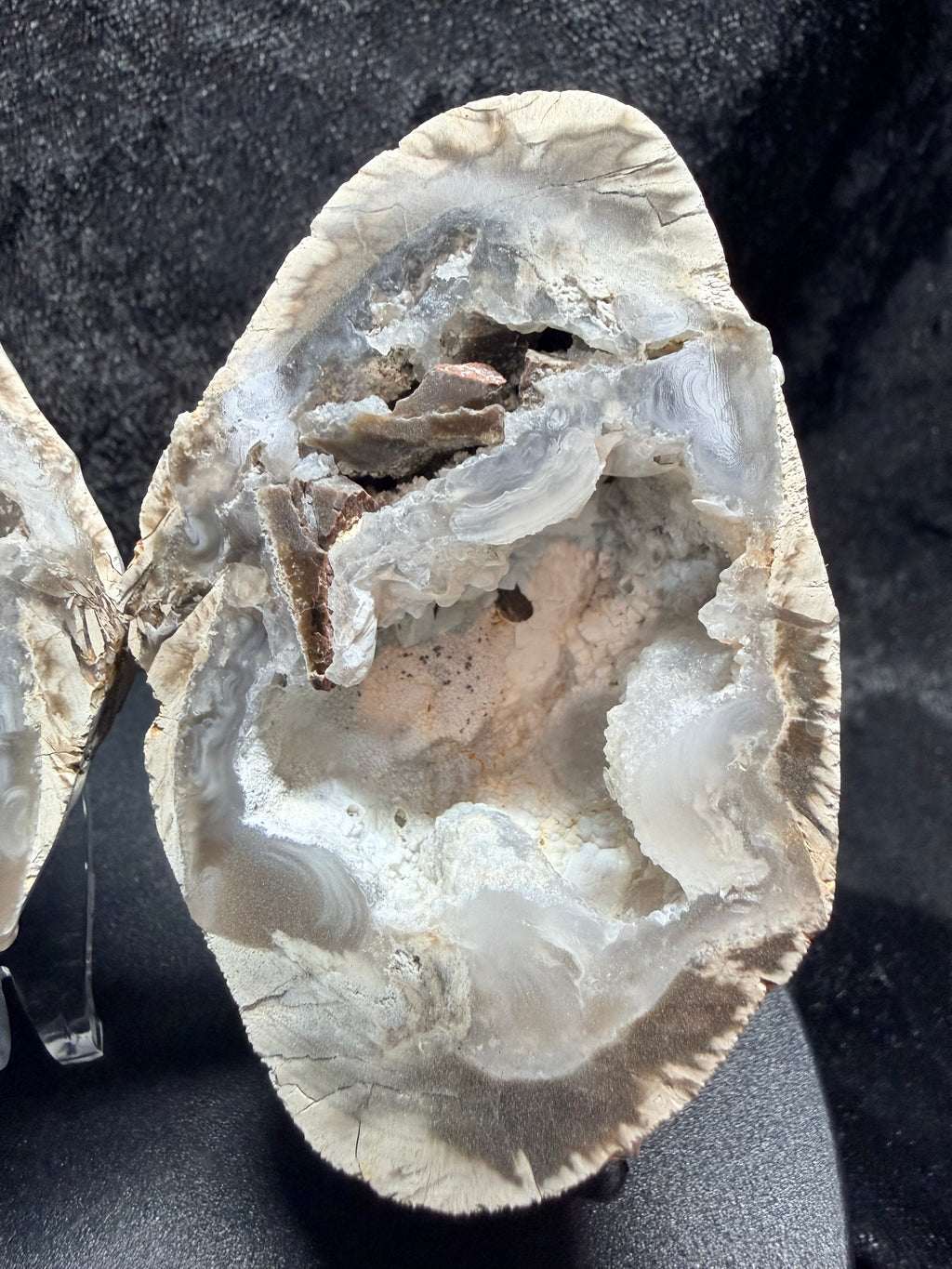 UV-Reactive Trancas Geode Matched Pair
