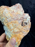 Blue Kyanite with Iridescent Hematite — Willis Mountain, Virginia, 5.75″