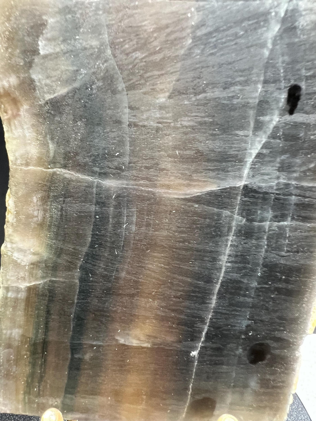 Rainbow fluorite slab