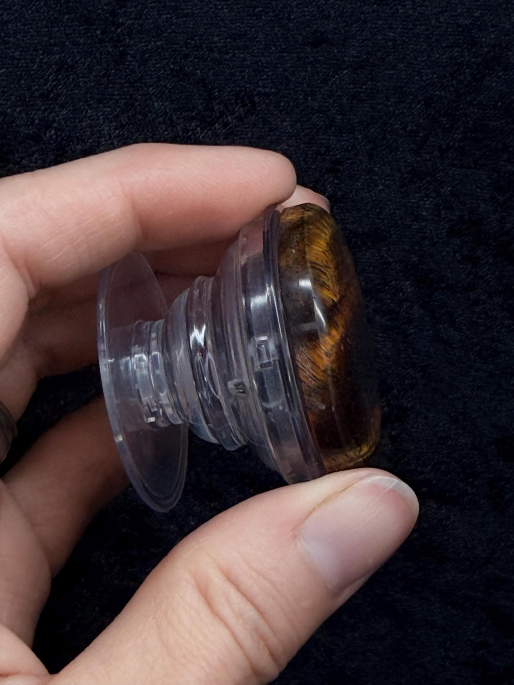 Tigers Eye pop socket