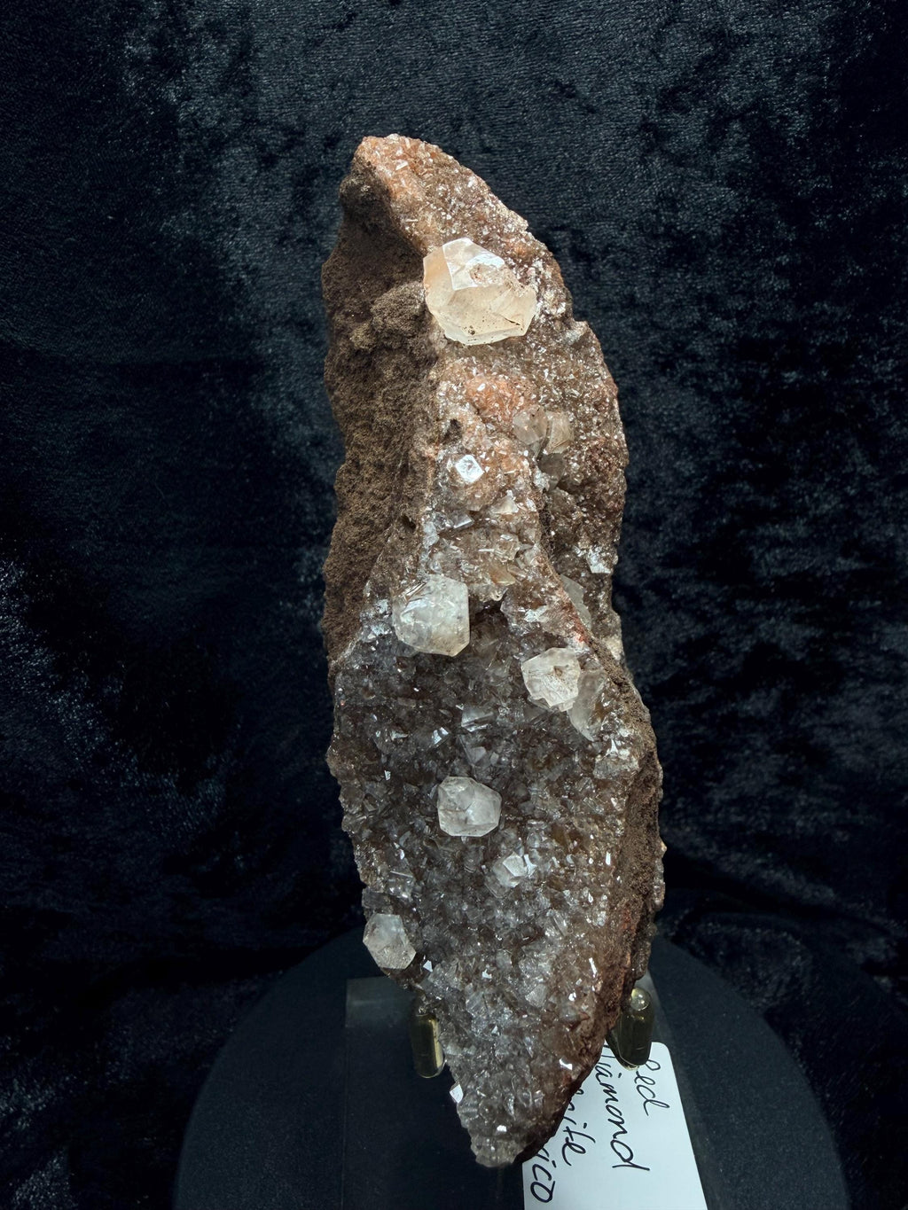 Red diamond calcite from Mexico