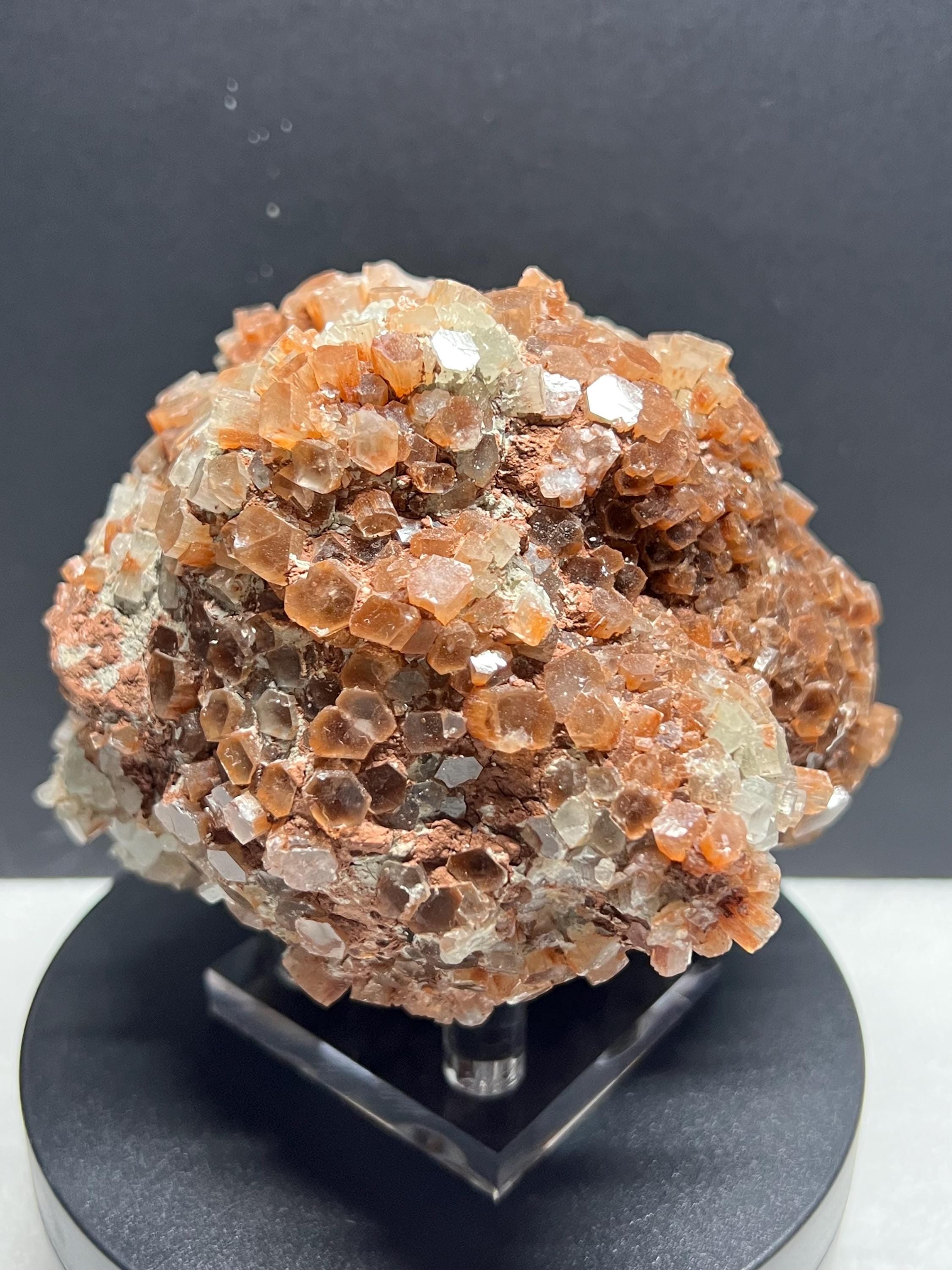 Araganite crystal cluster