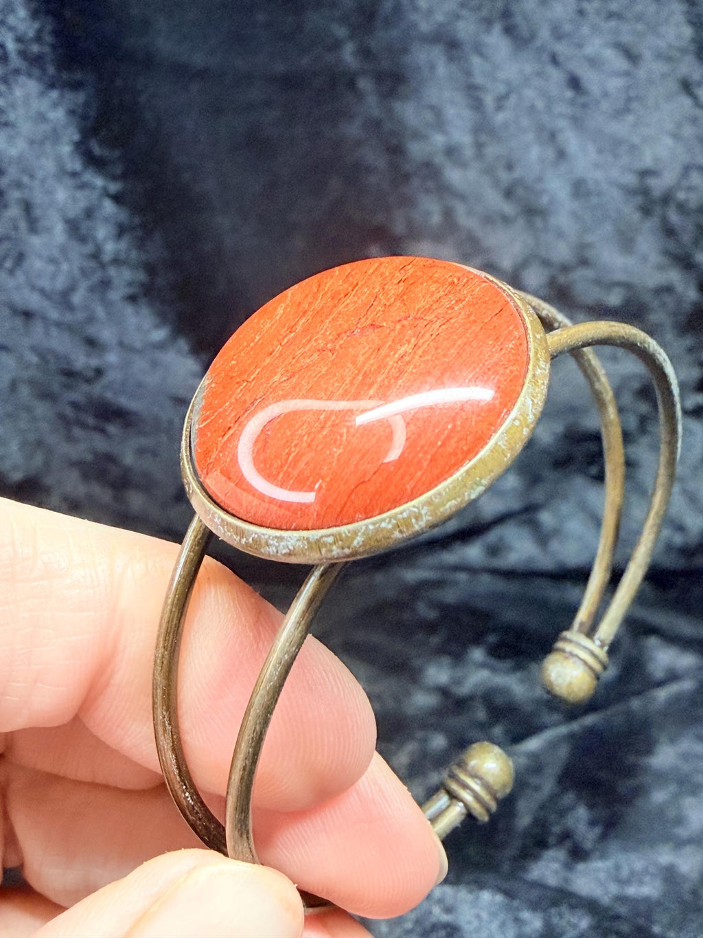 Bold Red Banded Jasper Bracelet