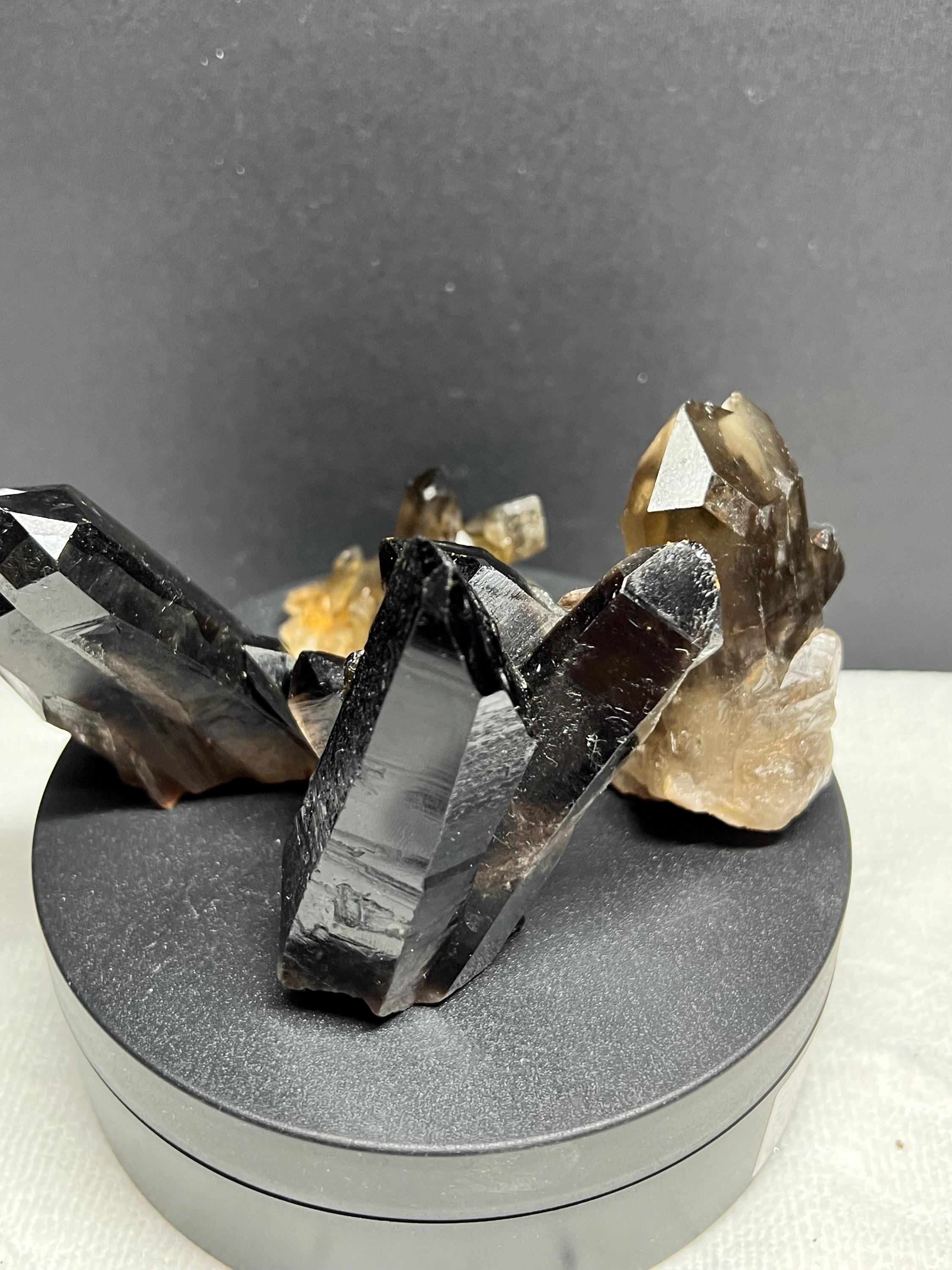 4 piece Smoky Quartz Clusters