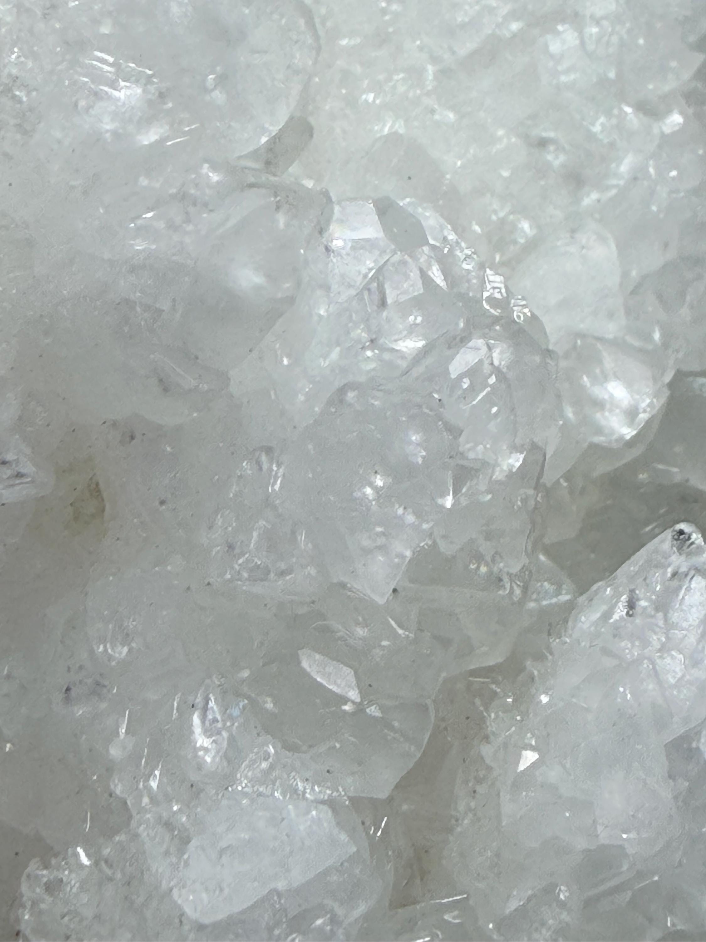 XL White Druse Aragonite Specimen, Sparkling Crystal Clusters