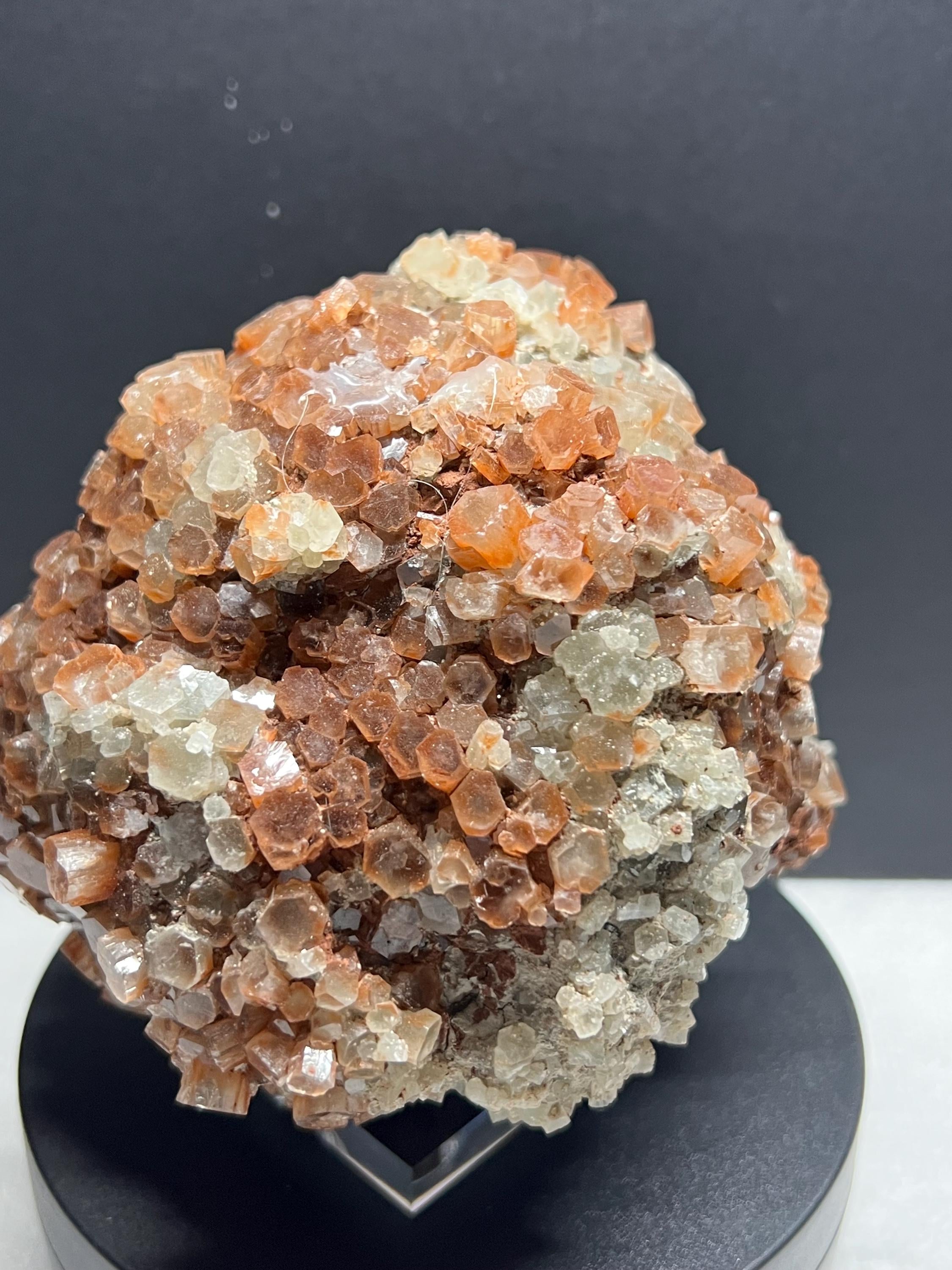 Araganite crystal cluster