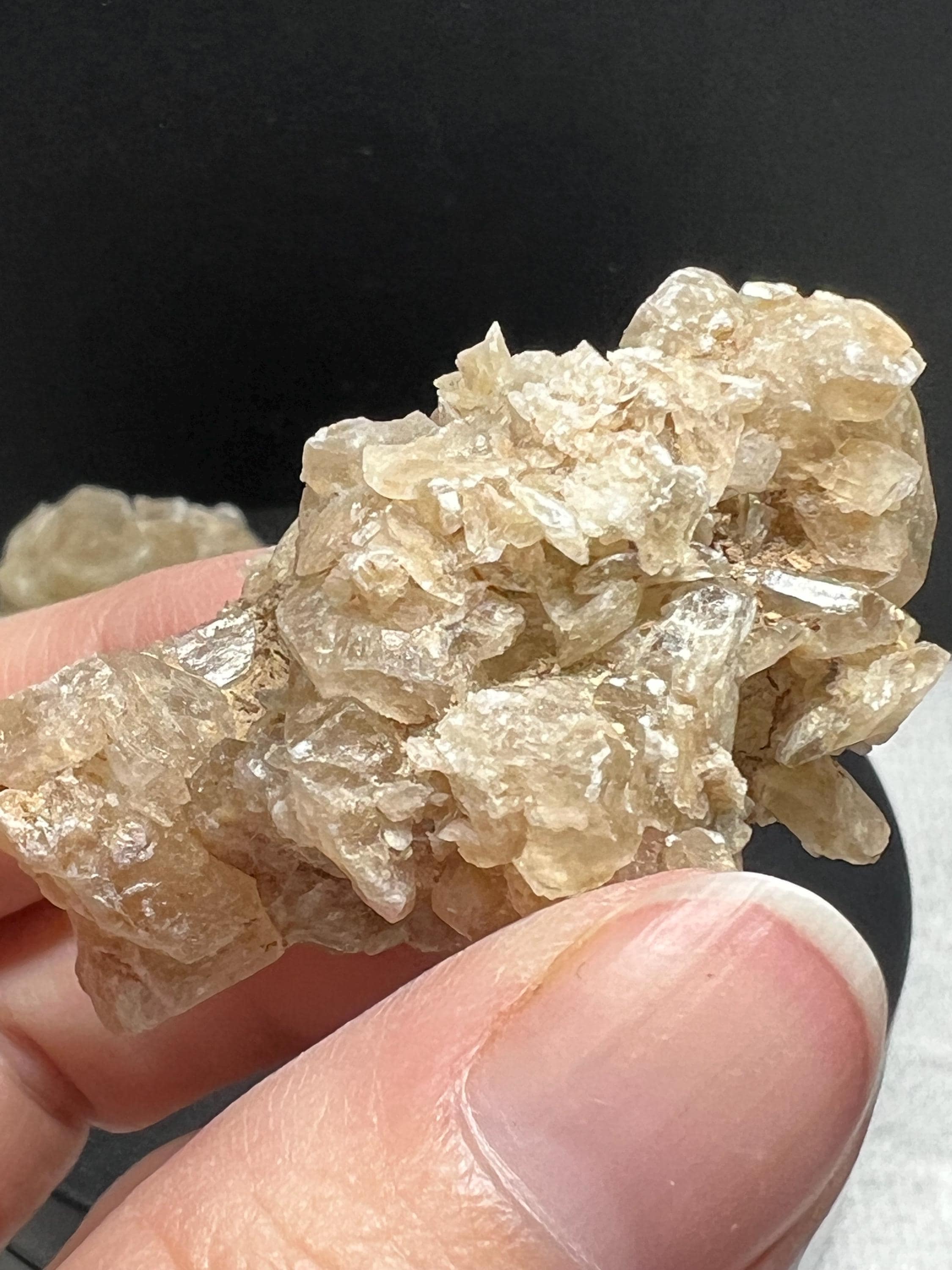 Calcite crystal clusters