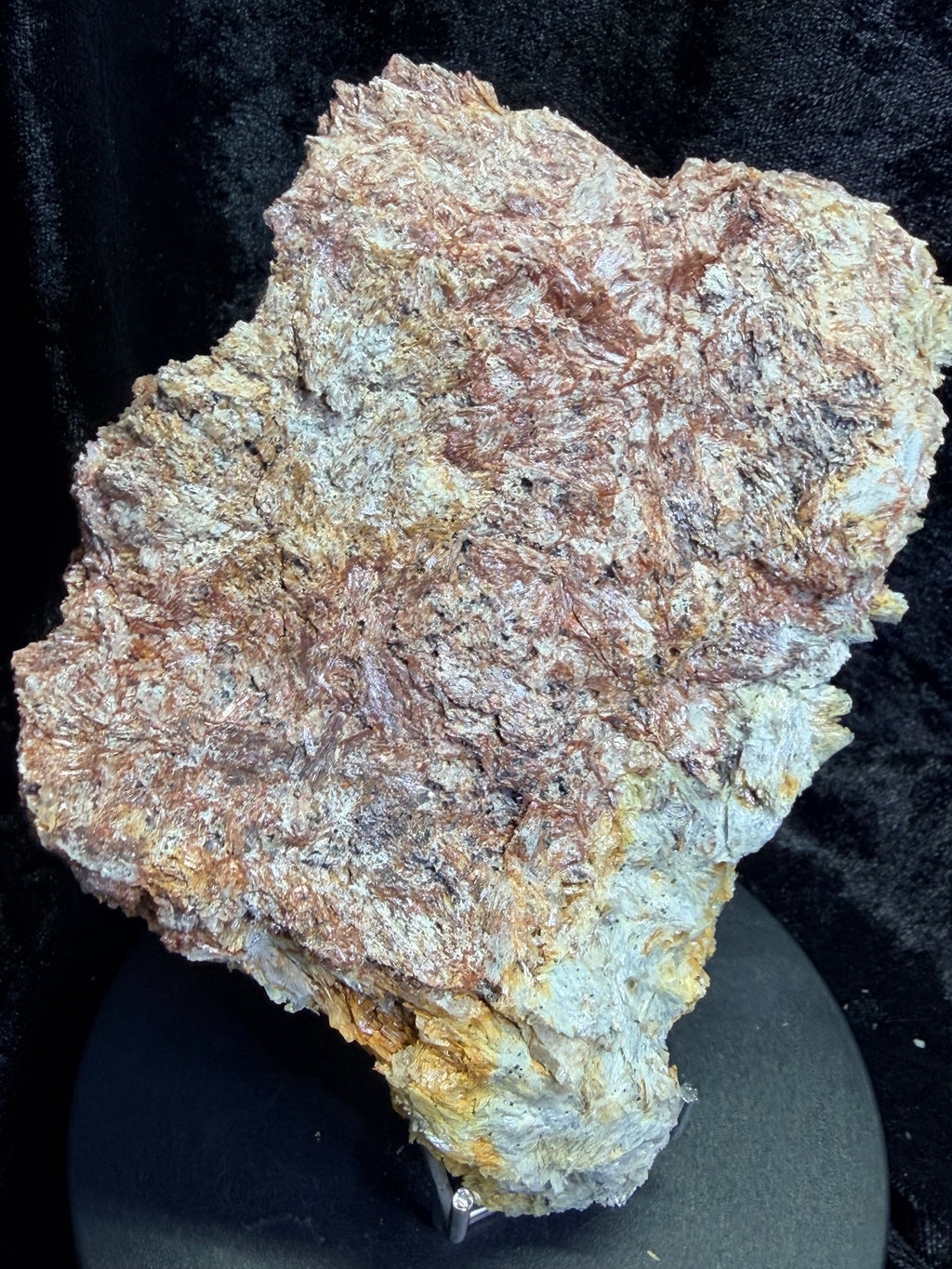 Blue Kyanite with Iridescent Hematite — Willis Mountain, Virginia, 5.75″