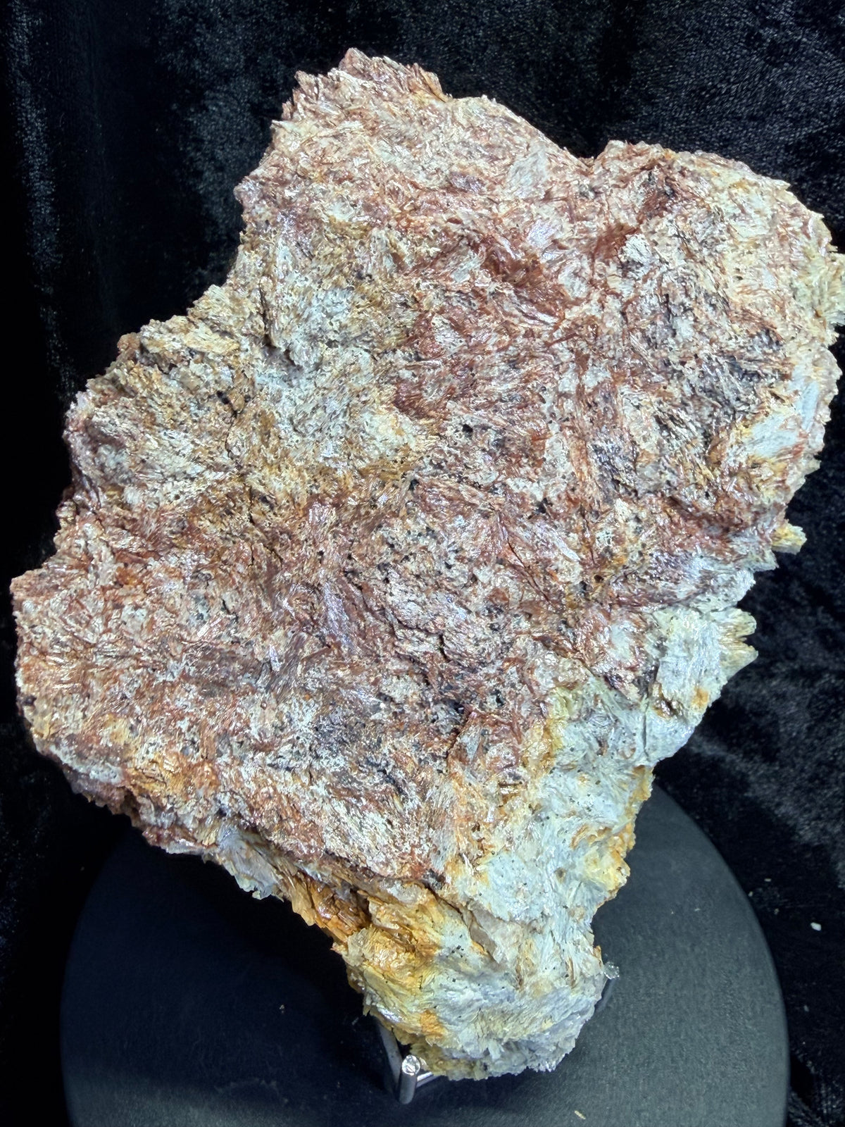 Blue Kyanite with Iridescent Hematite — Willis Mountain, Virginia, 5.75″