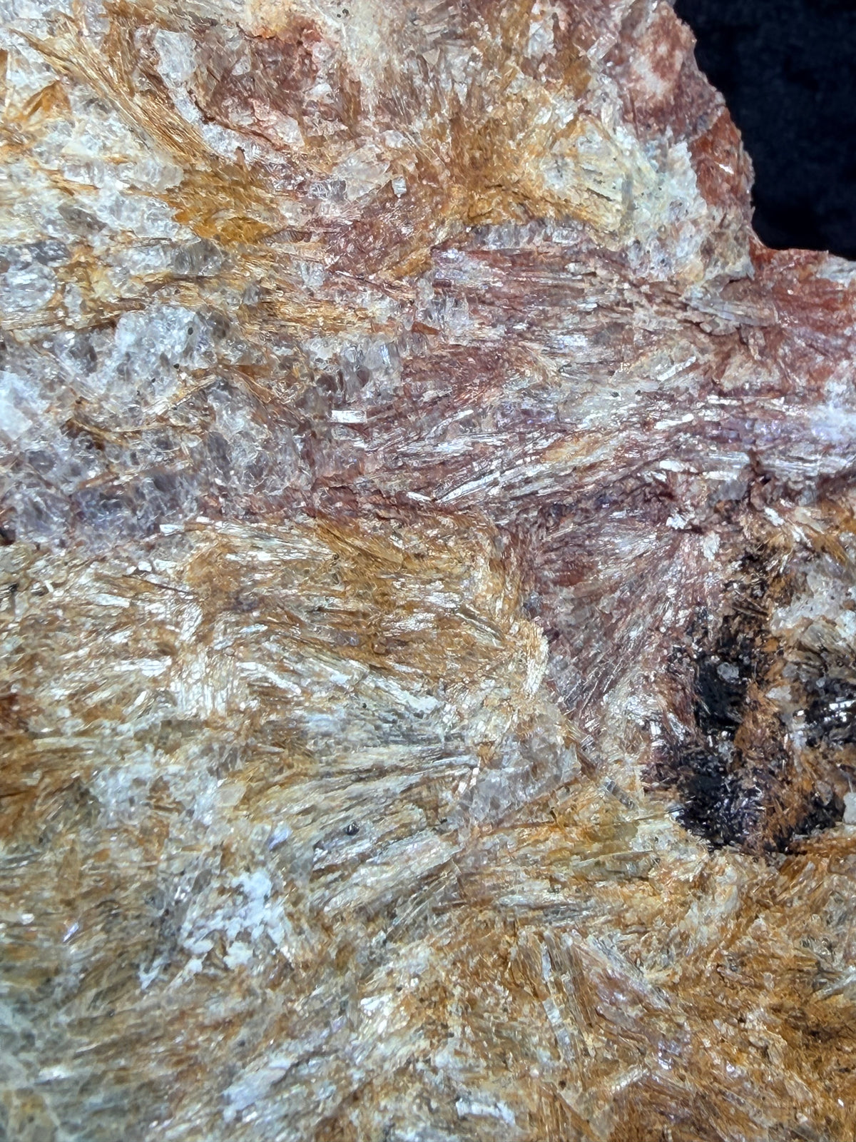 Blue Kyanite with Iridescent Hematite — Willis Mountain, Virginia, 5.75″