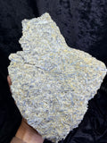 Massive 8.5" Blue Kyanite & Pyrite Cabinet Specimen - Raw Willis Mountain, VA Mineral Display (3.3 lbs)