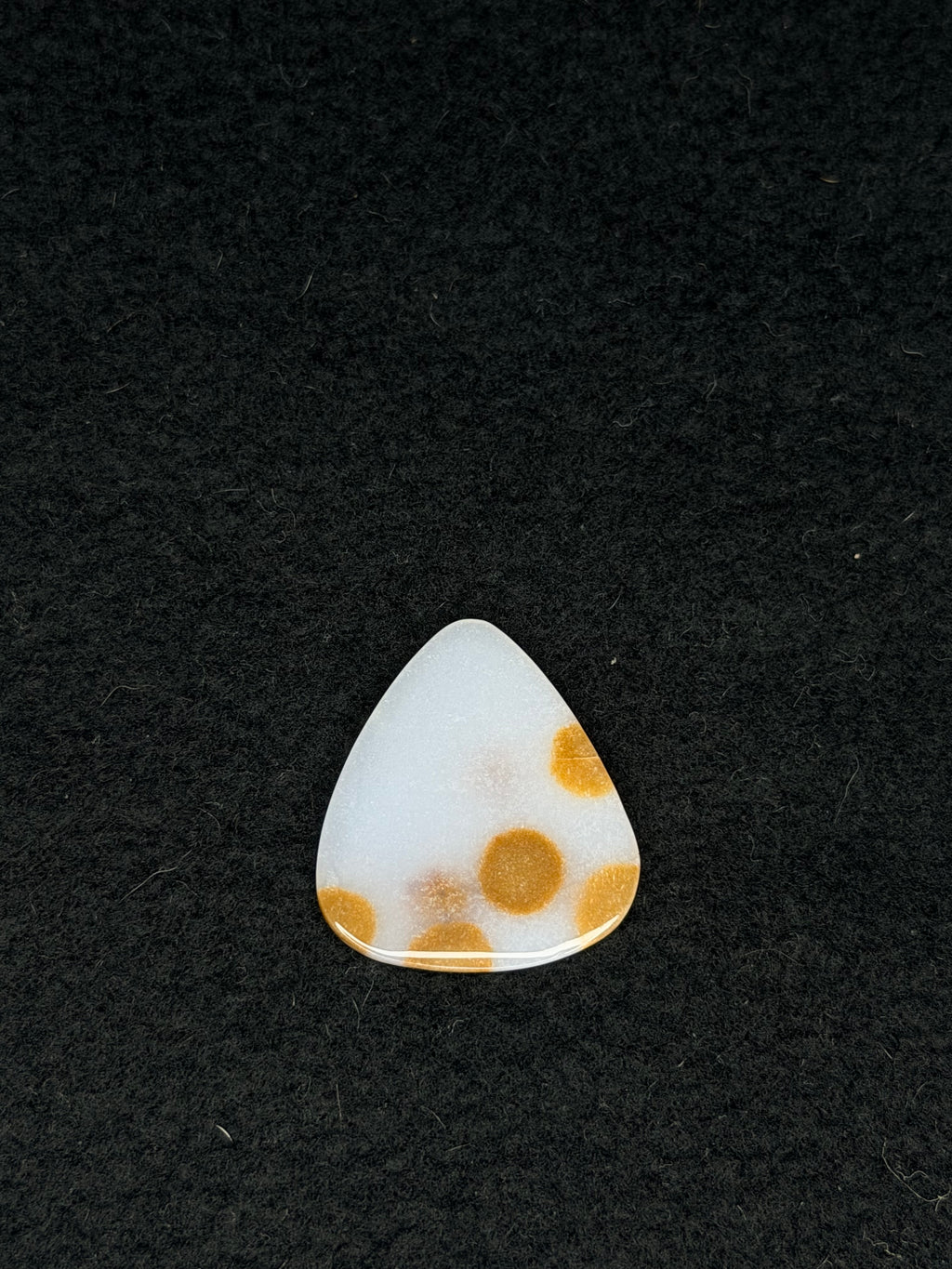 Polka Dot Agate guitar pick