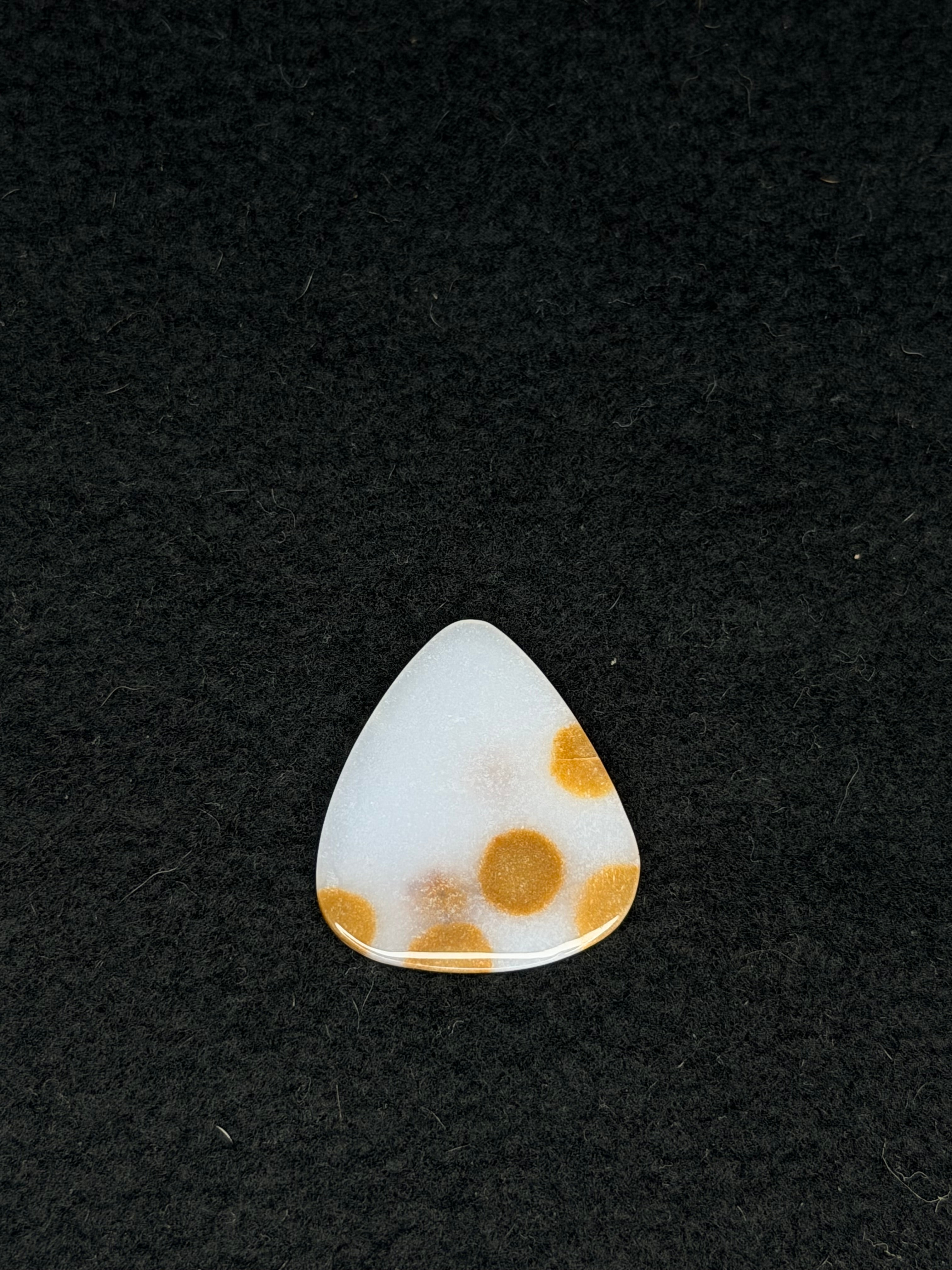 Polka Dot Agate guitar pick