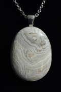 Summerville lace agate necklace