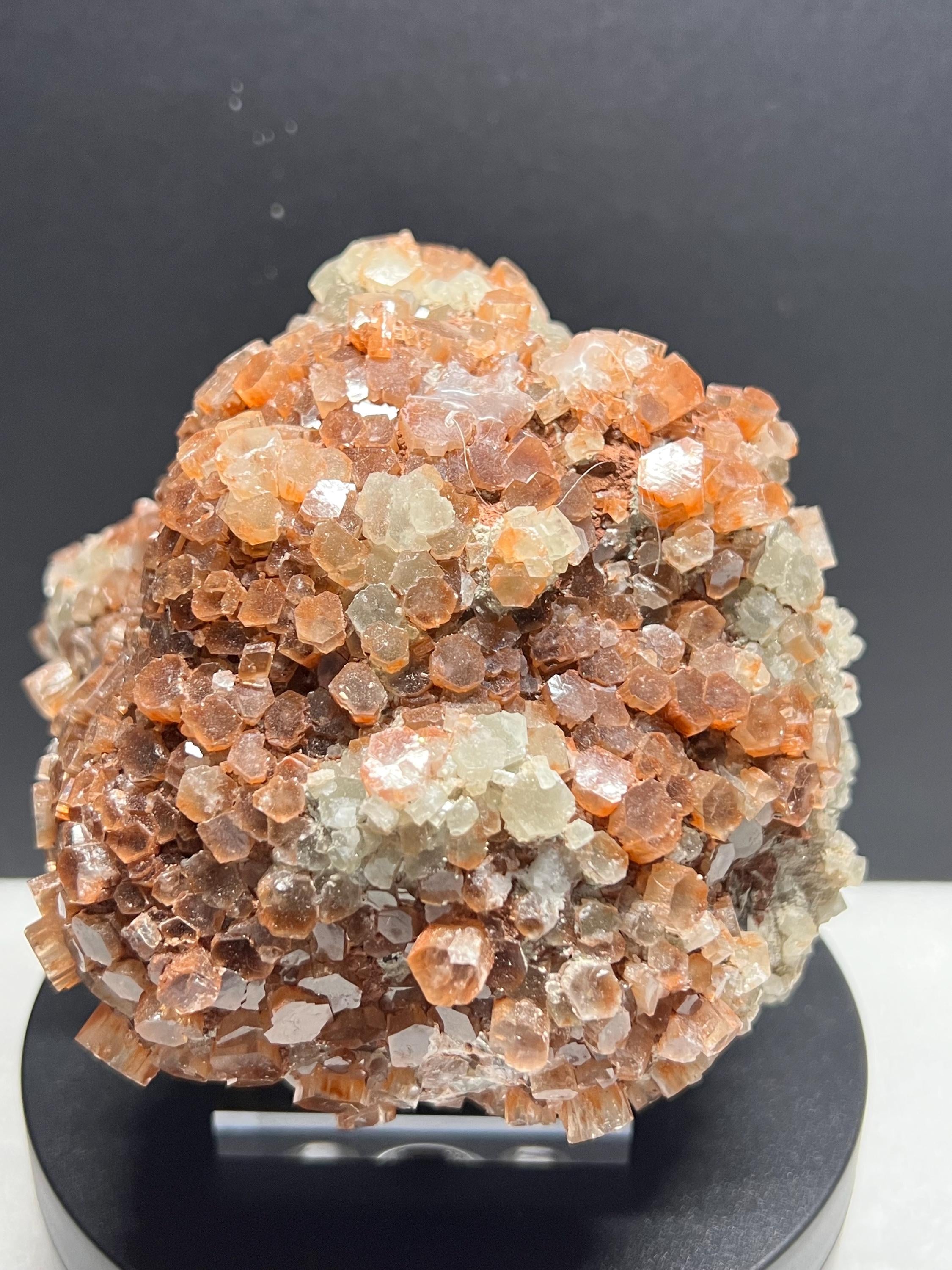 Araganite crystal cluster