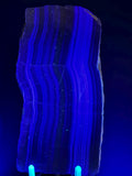 Rainbow fluorite slab