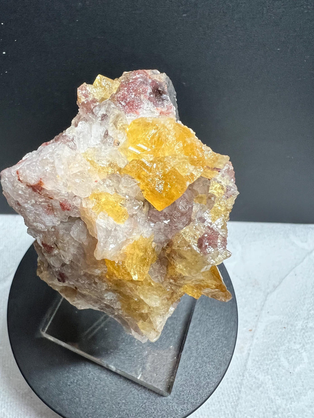 Yellow Cubic Fluorite