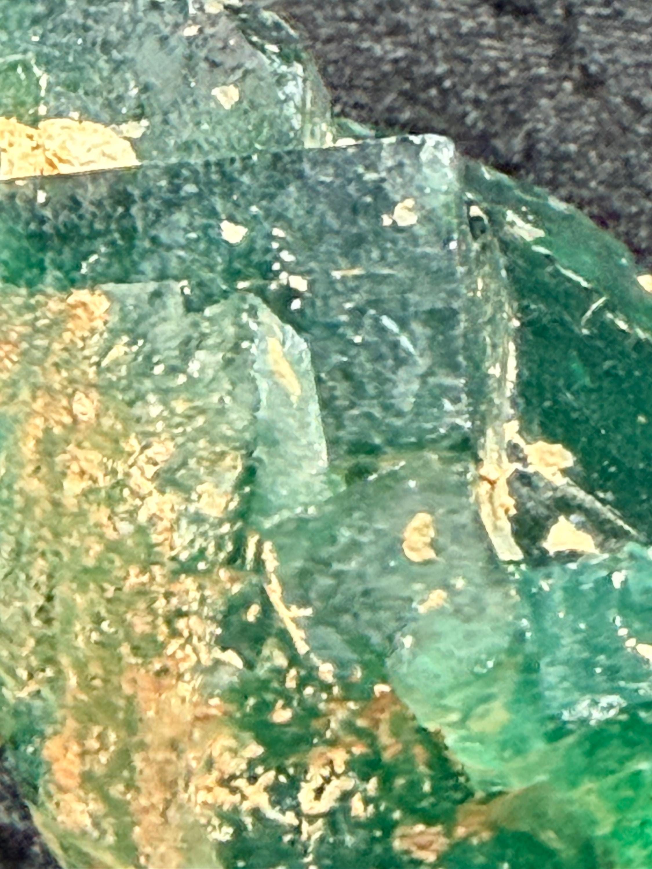 Green Cubic Fluorite cluster