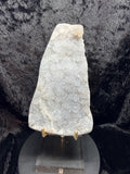 Polished Lavender Chalcedony Crystal Druze Plate