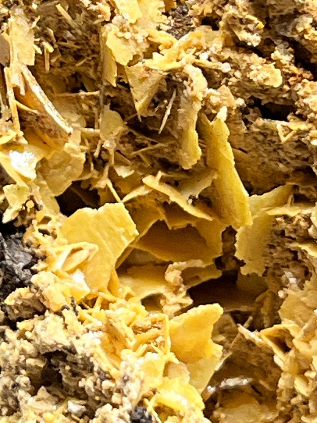 Wulfenite Specimen, Orange Lead Molybdate Mineral