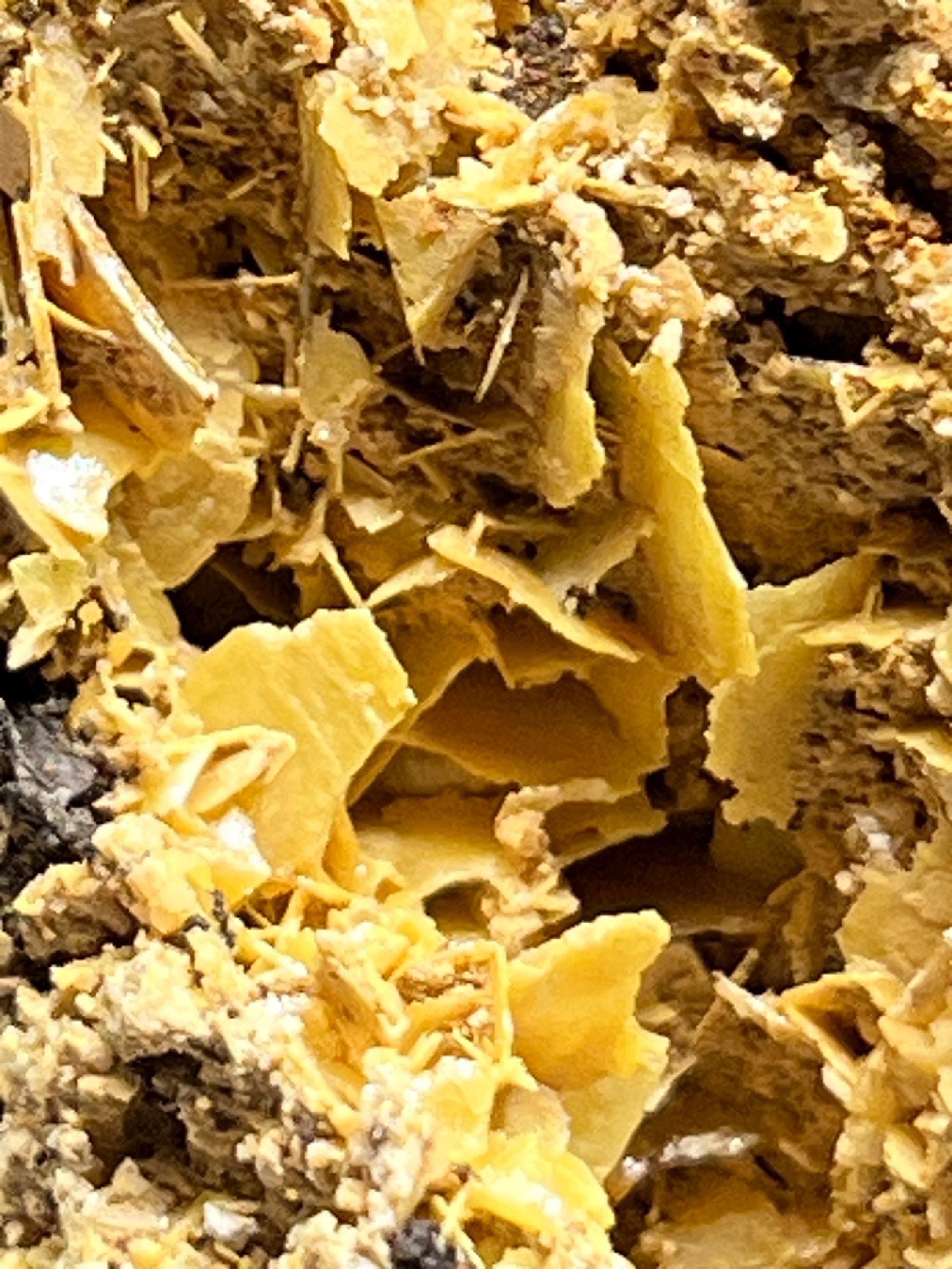 Wulfenite Specimen, Orange Lead Molybdate Mineral