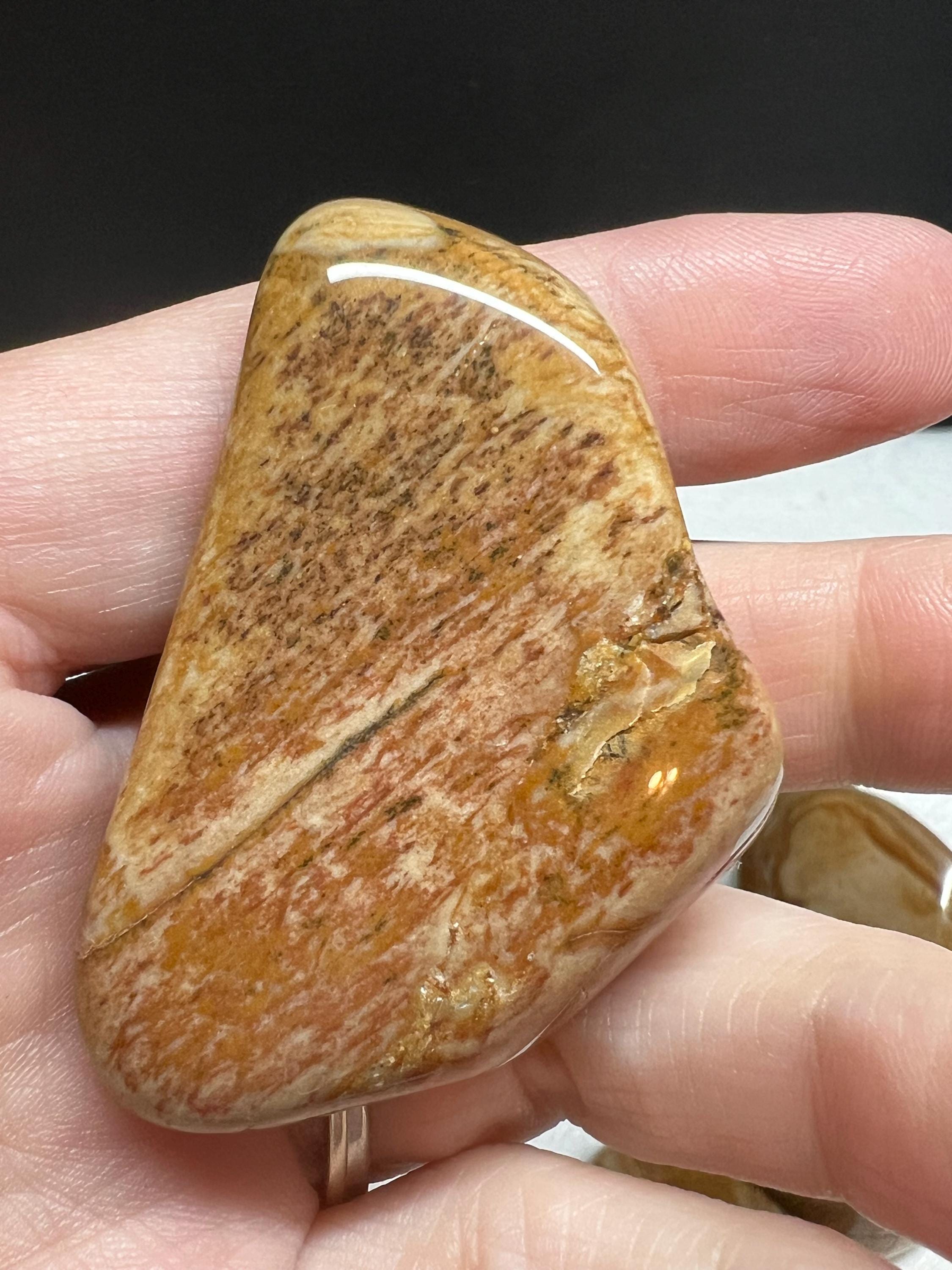 Tumbled Desert Jasper: Polished Owyhee Jasper