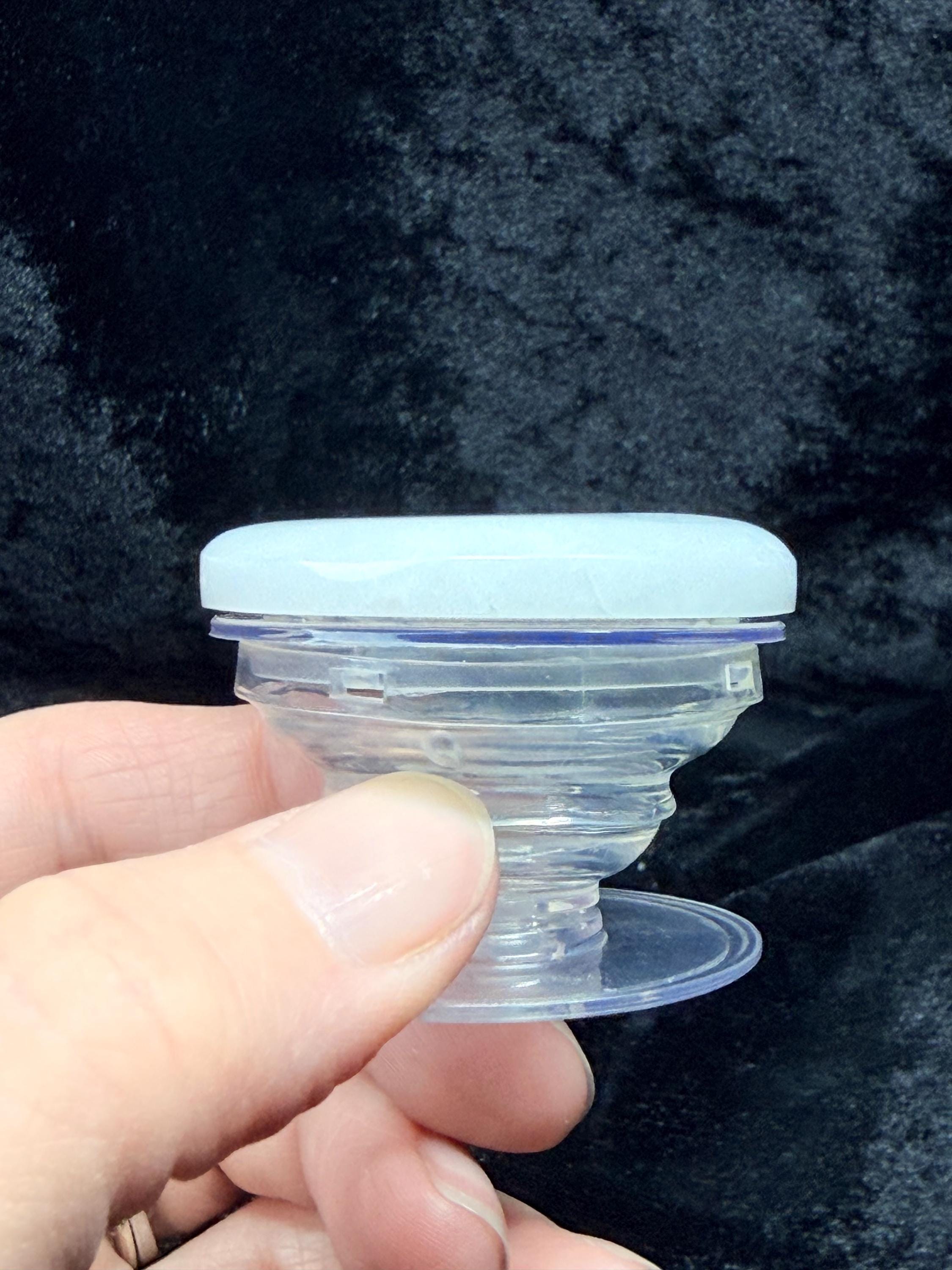 Natural White Feldspar pop socket