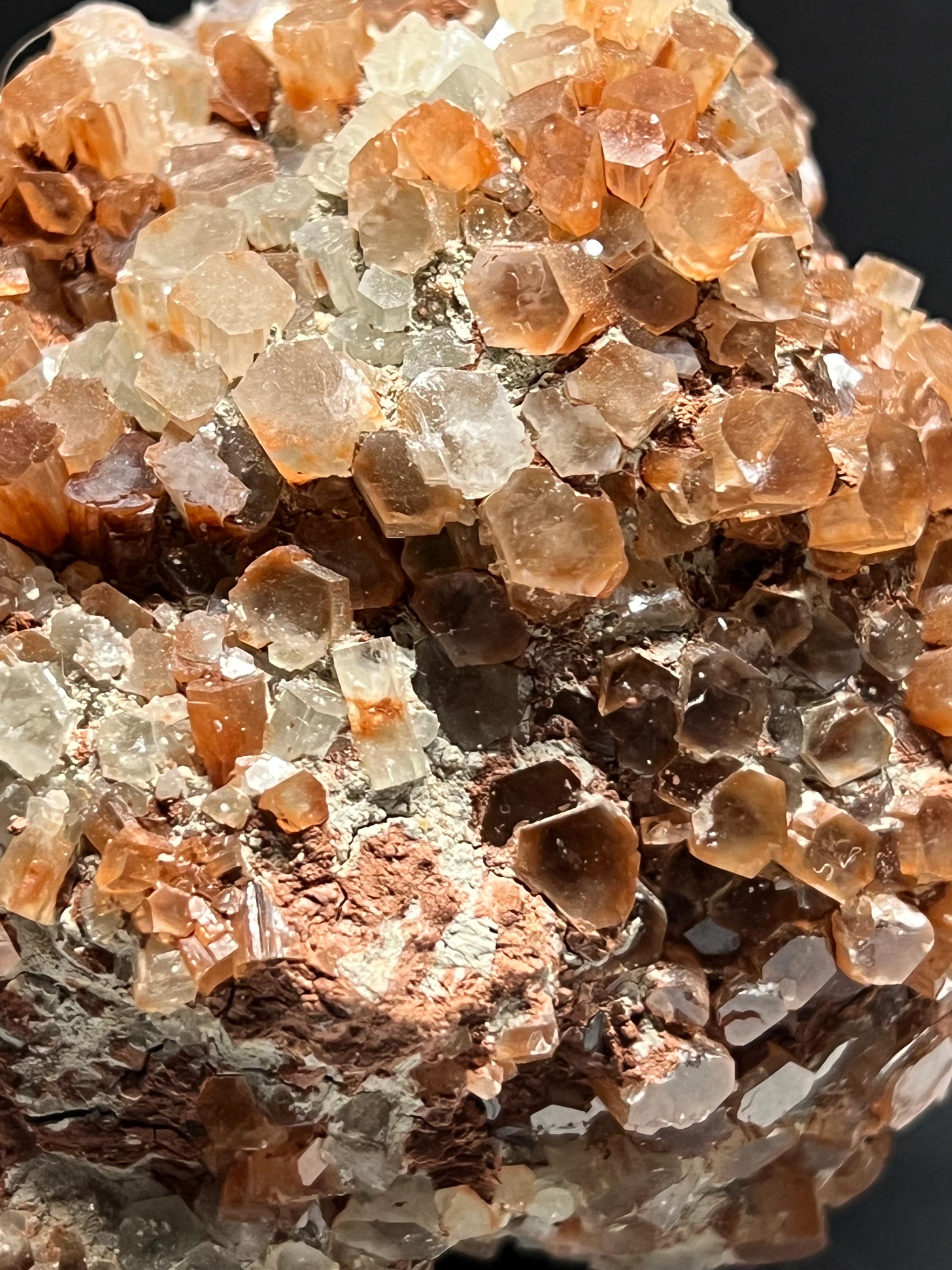 Araganite crystal cluster