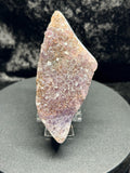 Polished agate Amethyst cluster, uv reactive