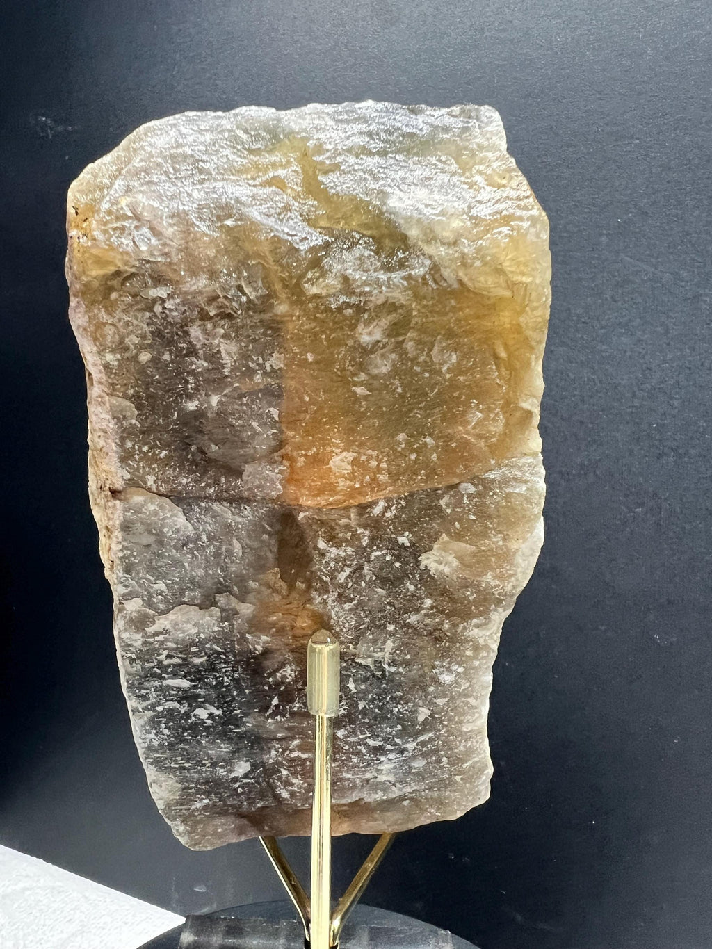 Rainbow fluorite slab