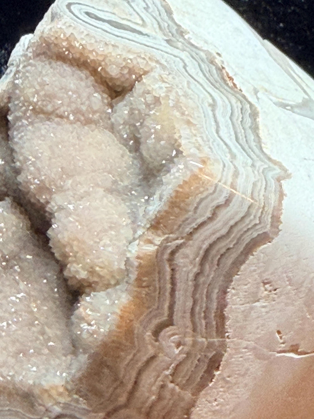 Polished Summerville agate from Patty’s Pit Ga.