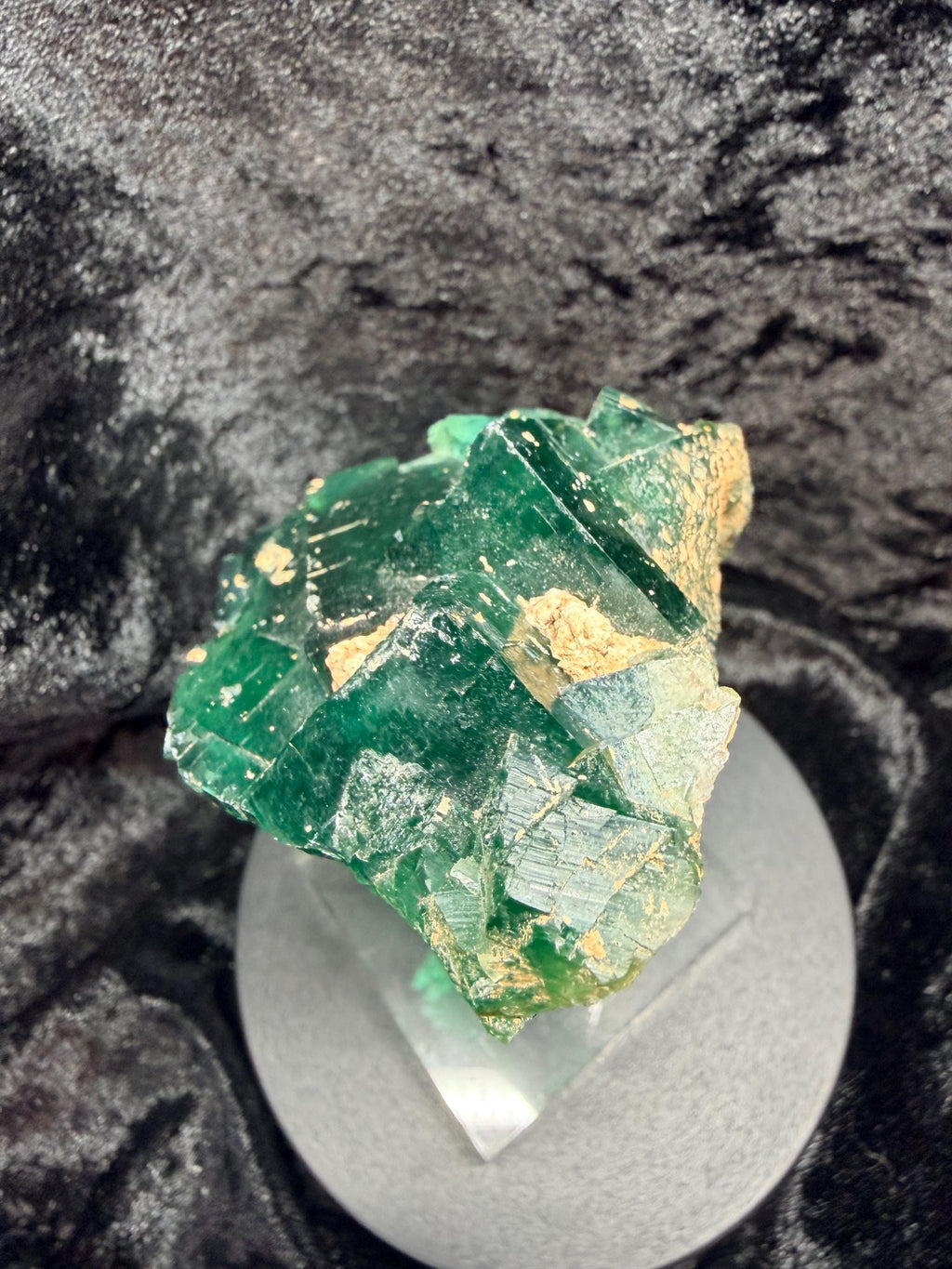 Green Cubic Fluorite cluster
