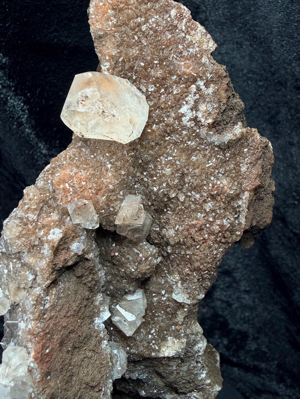 Red diamond calcite from Mexico