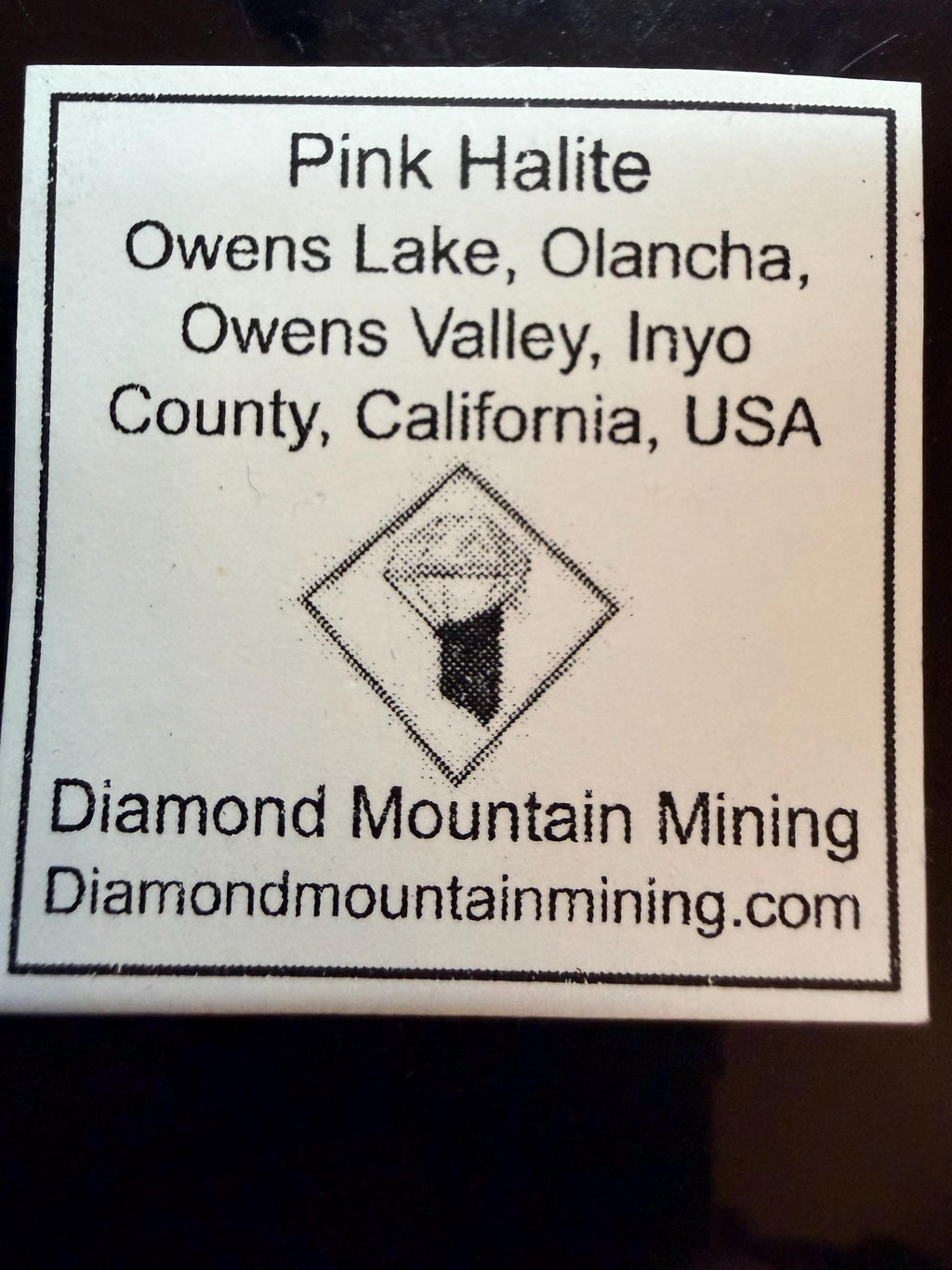 Pink Halite from Owen’s lake, Olancha Ca.