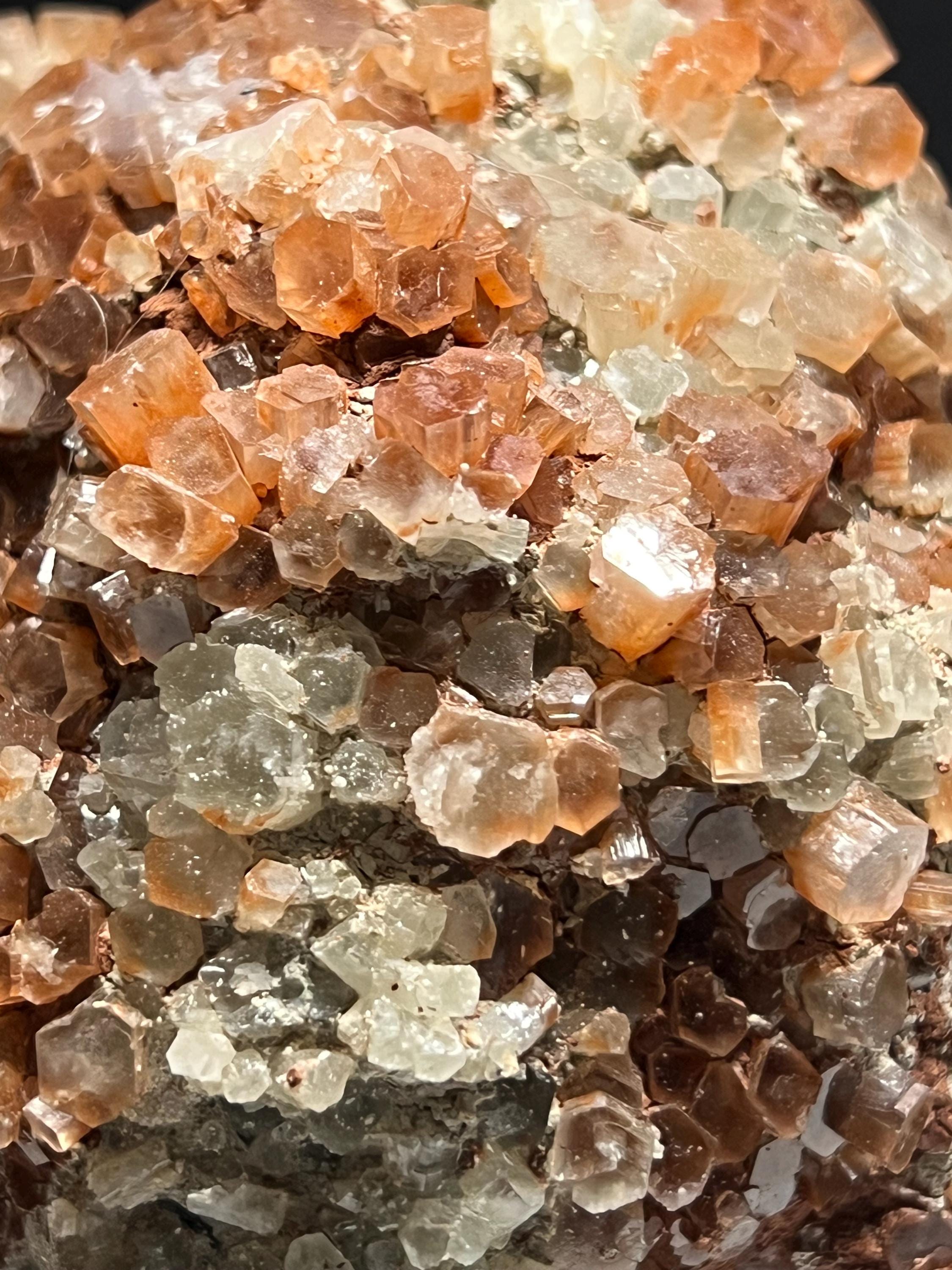 Araganite crystal cluster