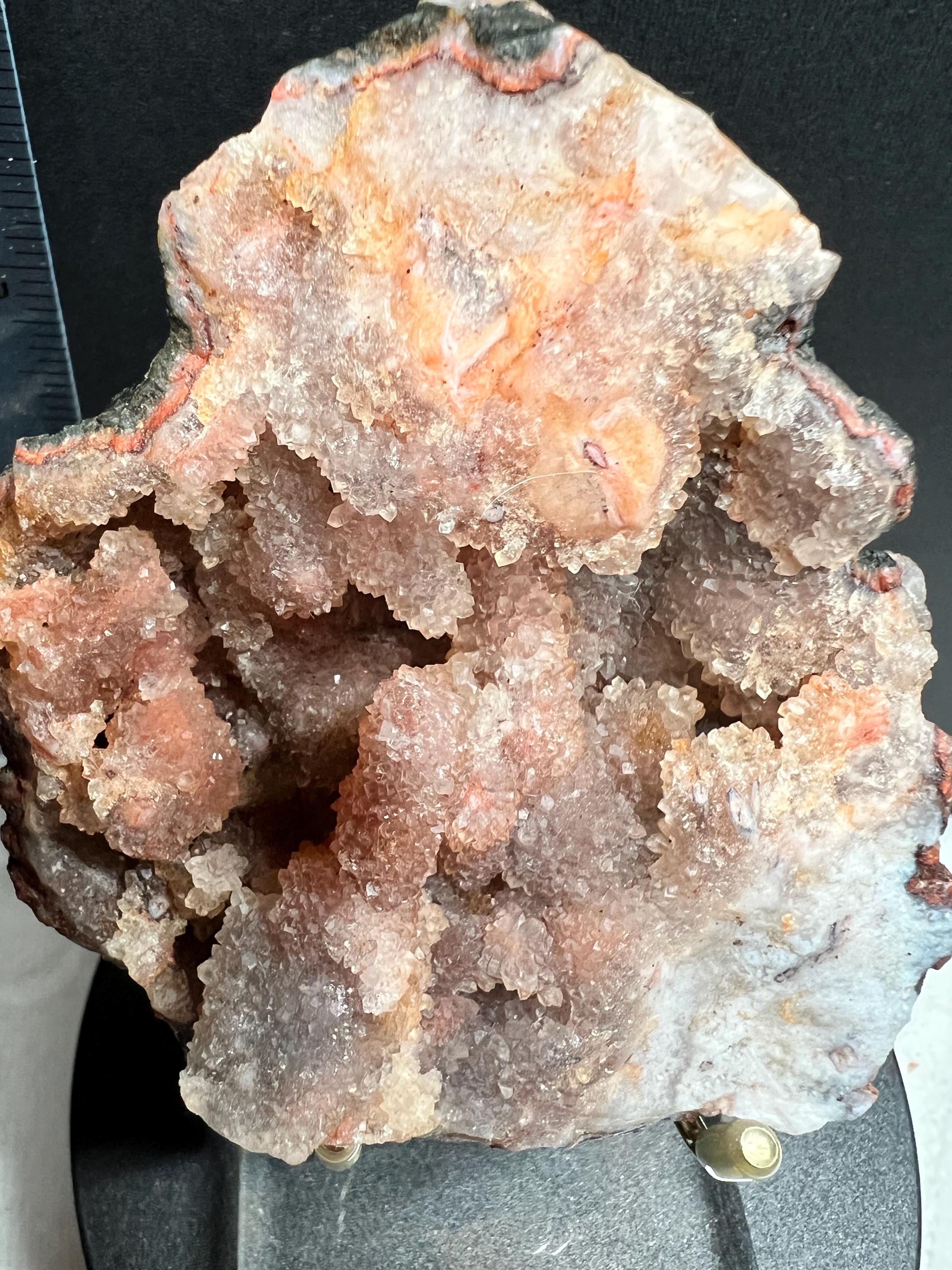 Pink Amethyst geode