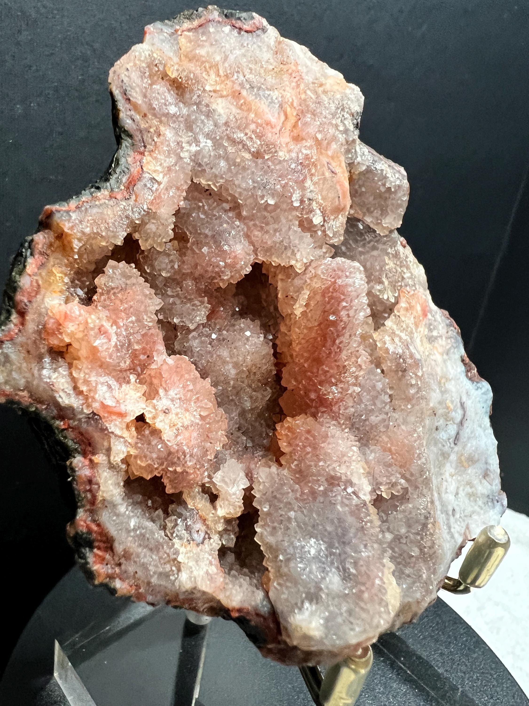 Pink Amethyst geode