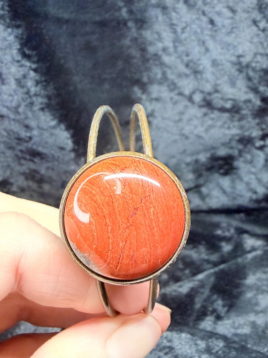 Bold Red Banded Jasper Bracelet