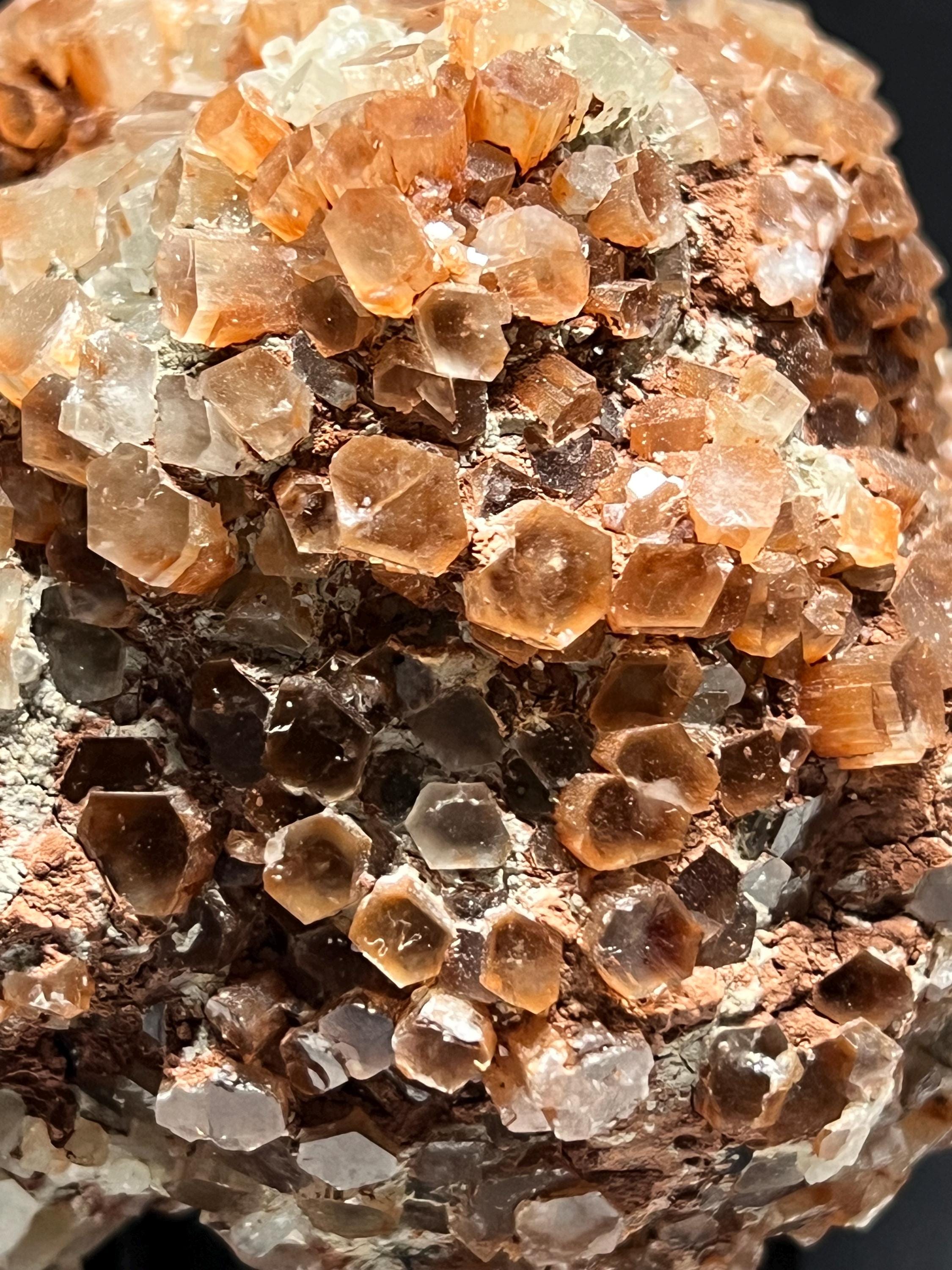 Araganite crystal cluster
