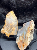 Polished Kentucky agate pair.