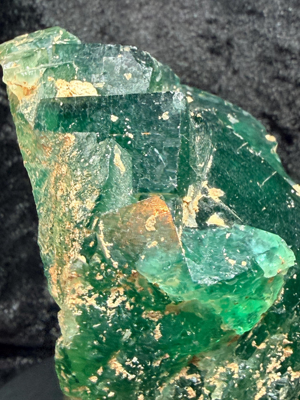 Green Cubic Fluorite cluster